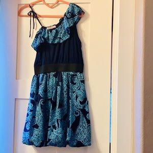 One shoulder Summer dress